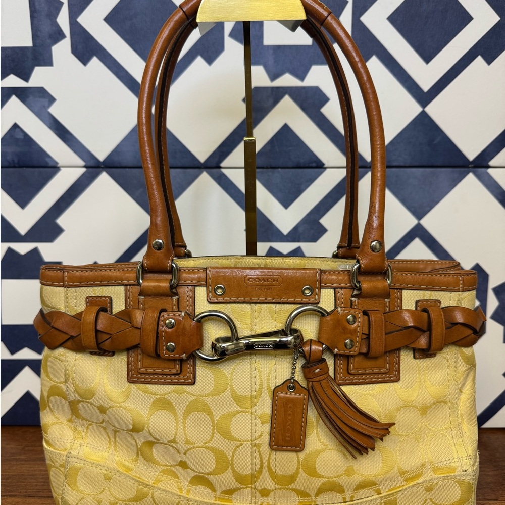 Coach Hampton Carryall Signature Bag